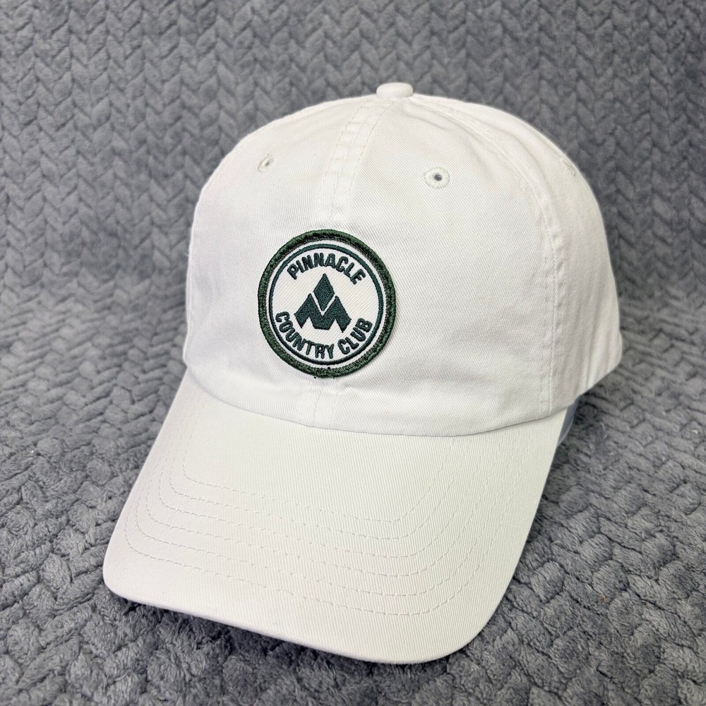 Imperial Pinnacle Country Club Strapback OS White Golf Dad Hat